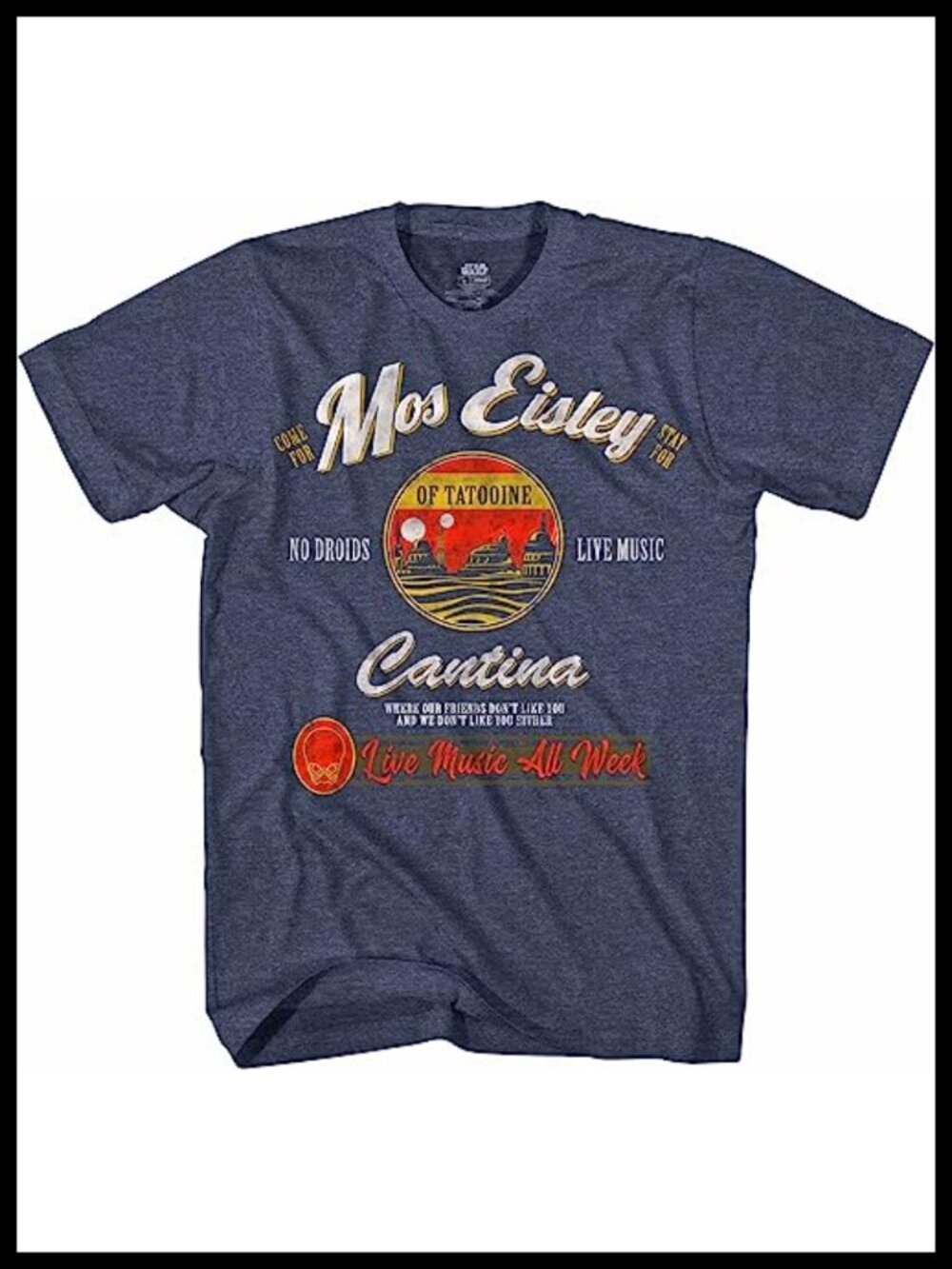 STAR WARS Mos Eisley Cantina Tatooine Graphic Tee Men's T-Shirt